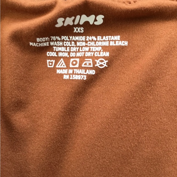 SKIMS Fits Everybody Long Slip Dress | Bronze - Picture 9 of 16